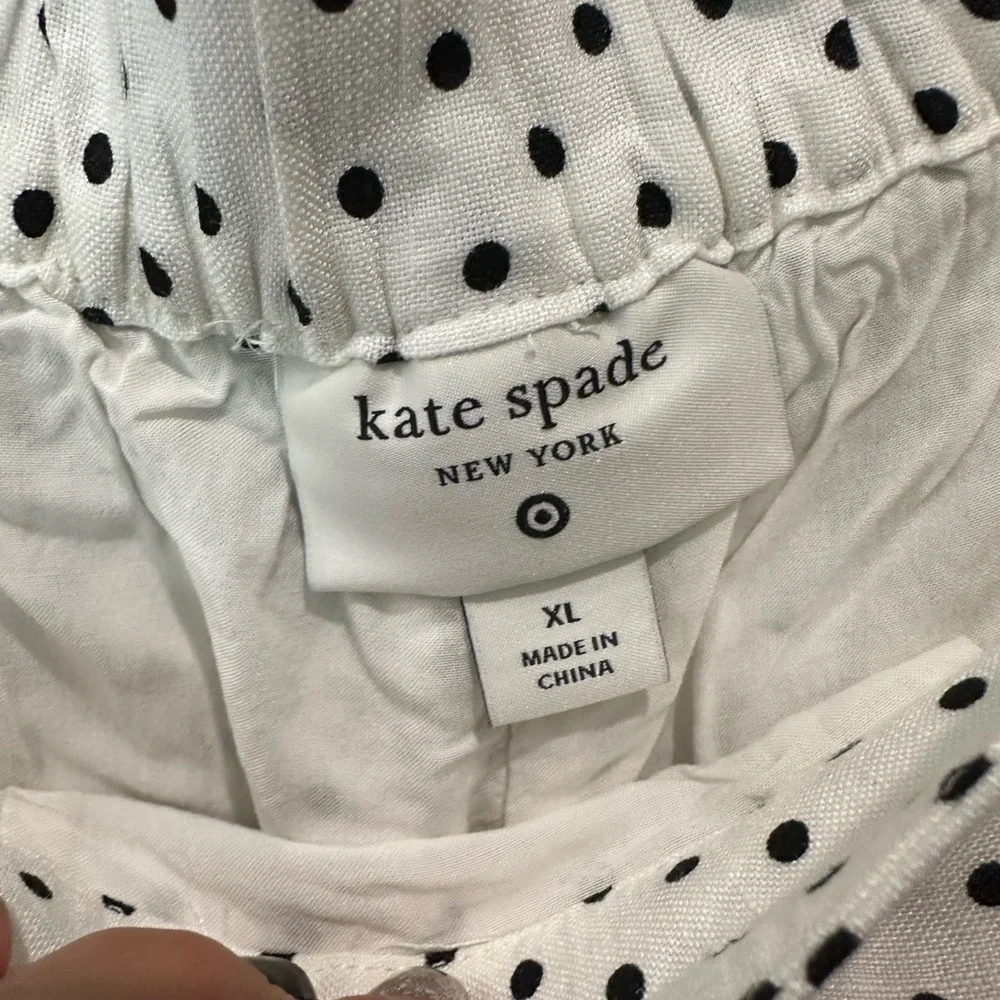 Kate Spade x Target polka dot rayon shorts NWT Sz XL - Picture 3 of 8
